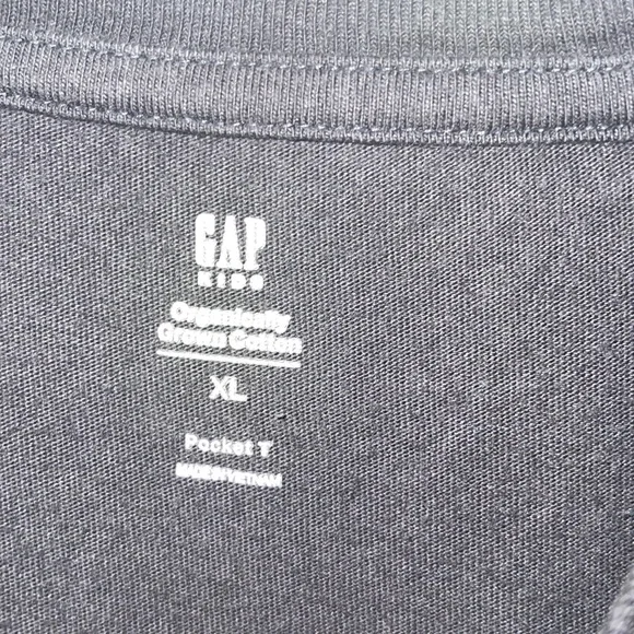 GAP Kids Long-Sleeve Shirt Boys Top Boys Size XL 12-13 years Black - Picture 3 of 5